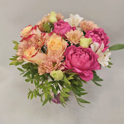 Стаканчик с цветами "Малинка" N 53034