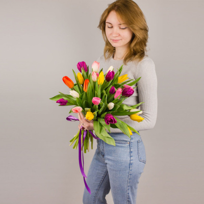 Тюльпаны 25 шт. МИКС (без упаковки) 7338