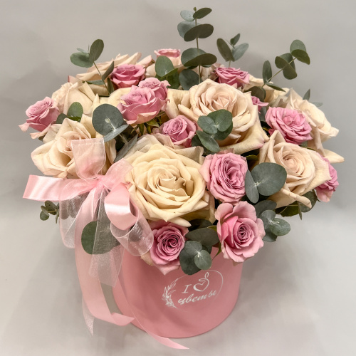 Коробка с розами "Дольче вита" арт. 45003